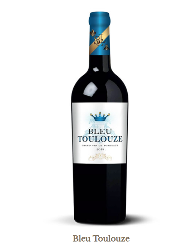 Bleu Toulouze - AOP Graves de Vayres - rouge 2019