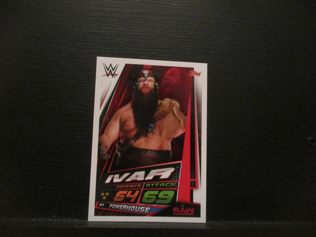 Ivar - Raw Slam Attax Universe Original Trading Card #27