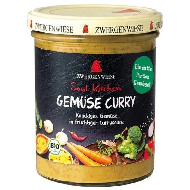 Zwergenwiese Soul Kitchen Gemüse Curry, 370g Glas