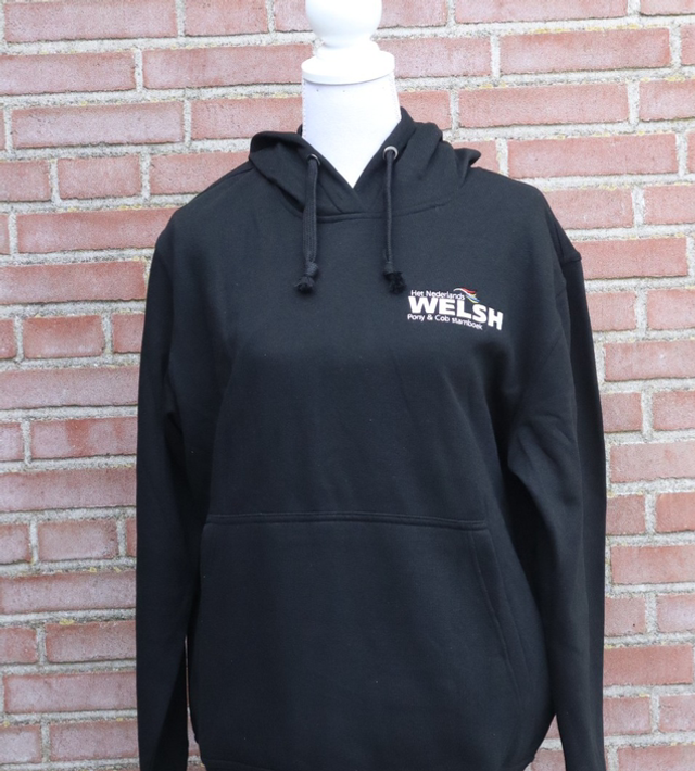 Hoody volwassenen zwart