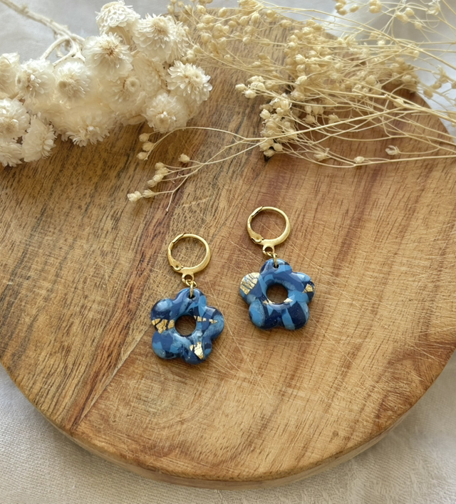 PETITE FLEUR - mélange bleu