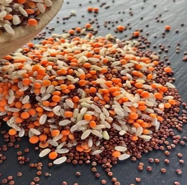Trio gourmand (riz, quinoa, lentille) Bio - 8,50€/kg