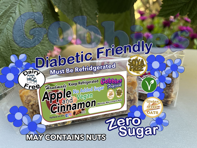 No Added Sugar, Apple & Cinnamon Flapjack