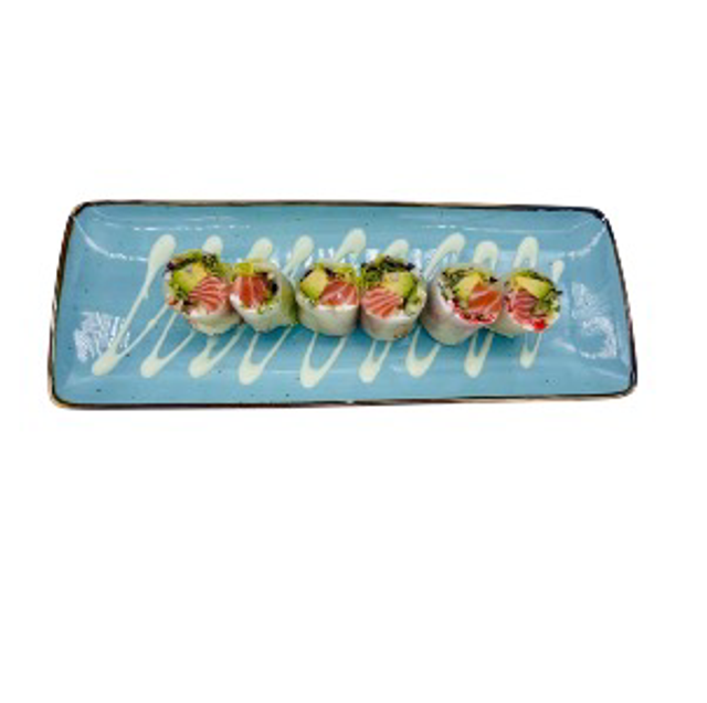 084. LACHS SUMMER ROLL (6 Stück)