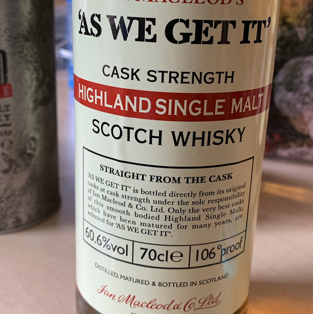 As we get it Highland 