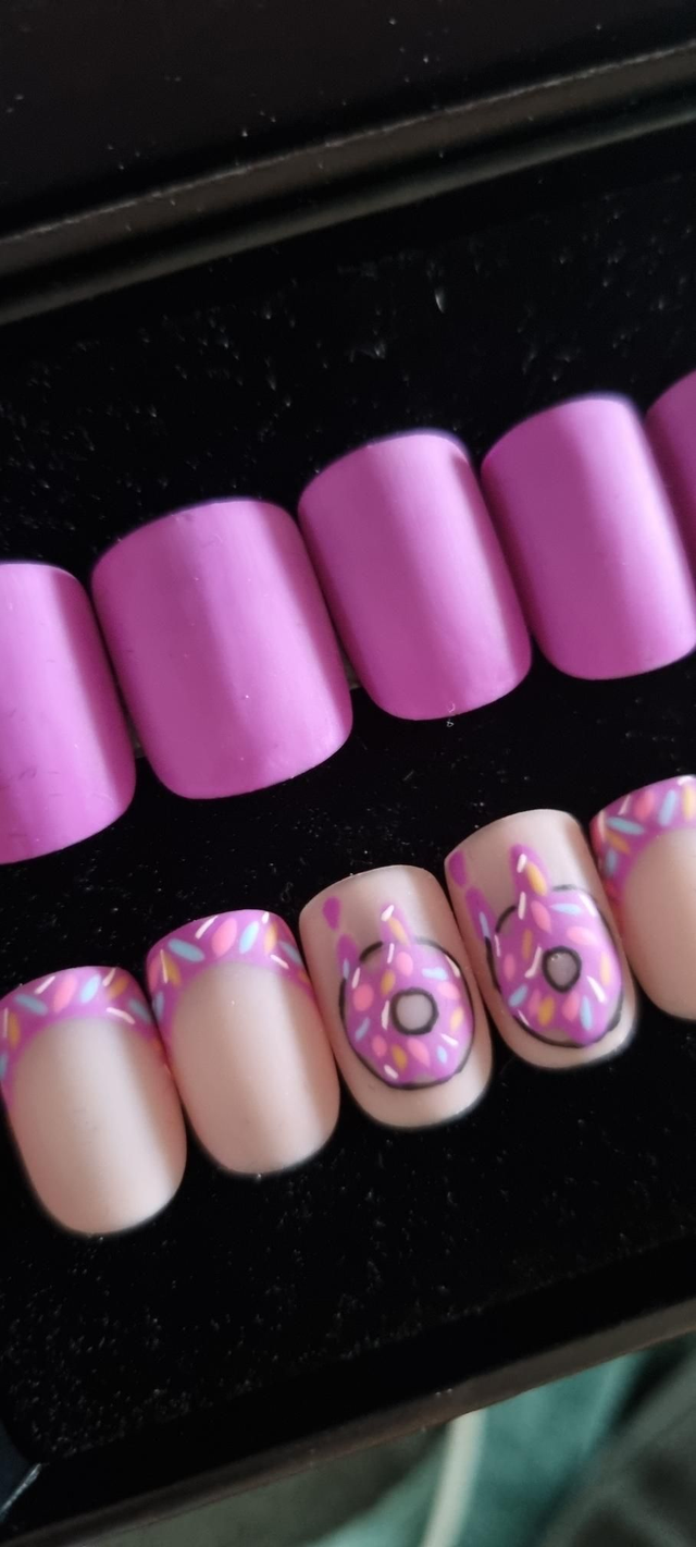 Purple donuts carré S