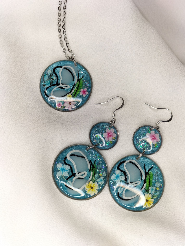 Parure &quot;butterfly&quot;