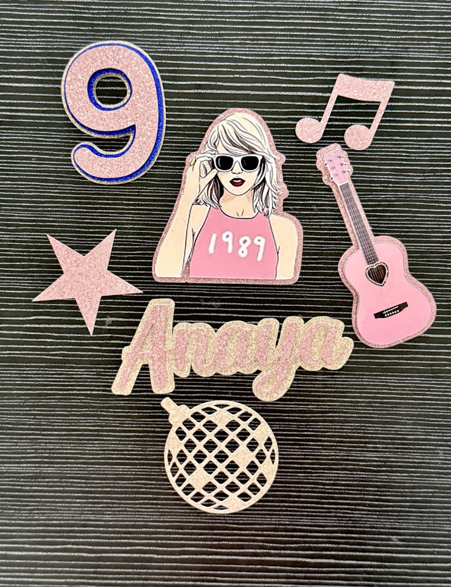 Personalised Taylor Swift Cake toppers