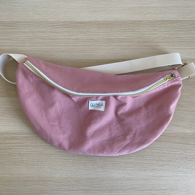 Sac Banane - Grand format - Rose Poudré