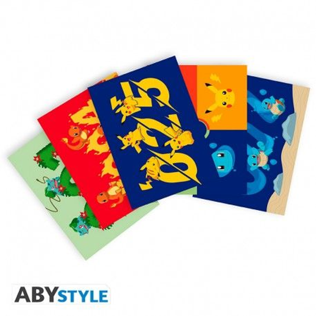 Pokemon: Kanto Starter Postcards