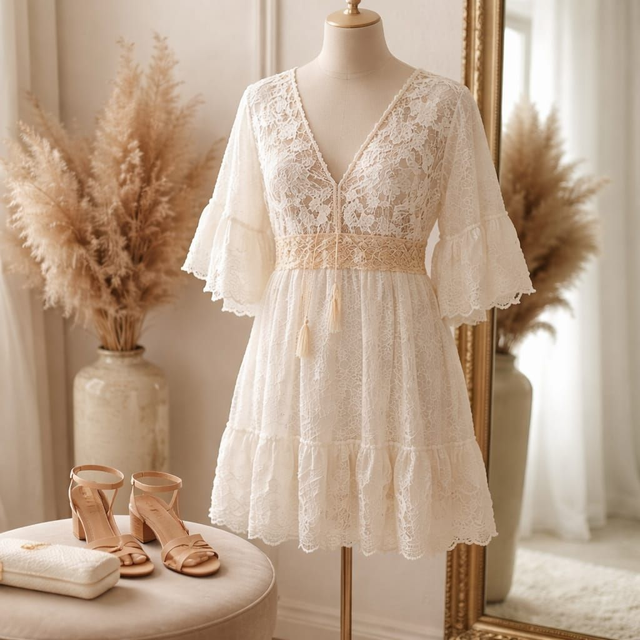 Kleid Boho (Gr. 36-40)