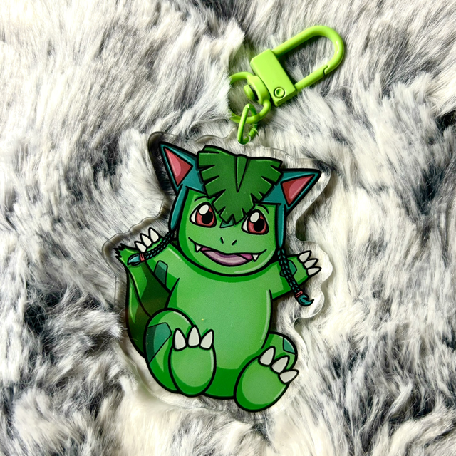 Bulbasaur Evolving Hat Keychain
