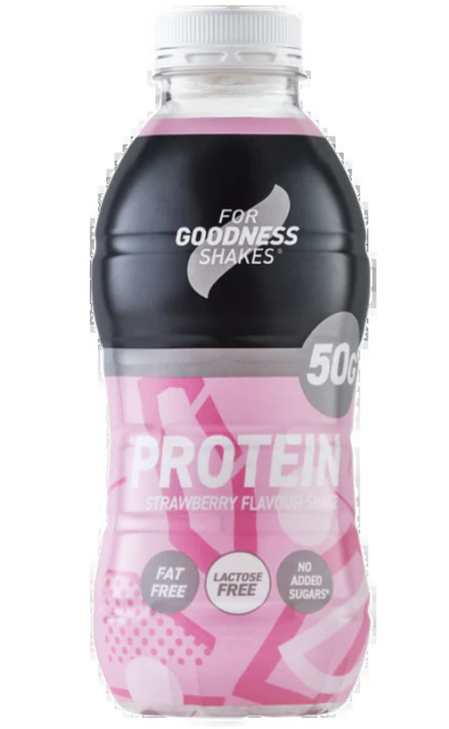For Goodness Shakes 50g Protein Strawberry 471ml