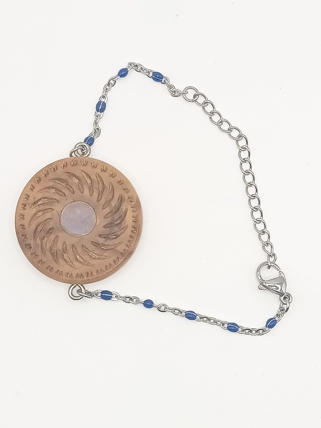 Bracelet Pierre de Lune Éternel sur Buis