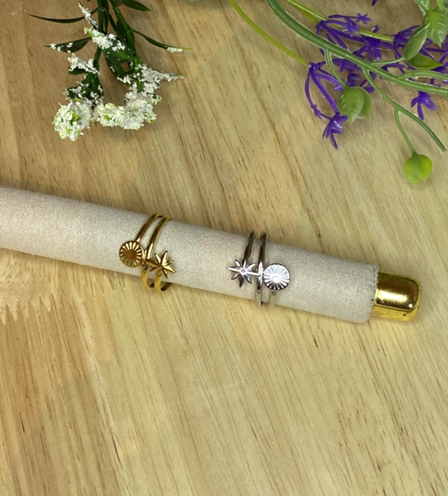 Ajustable bague lagon 