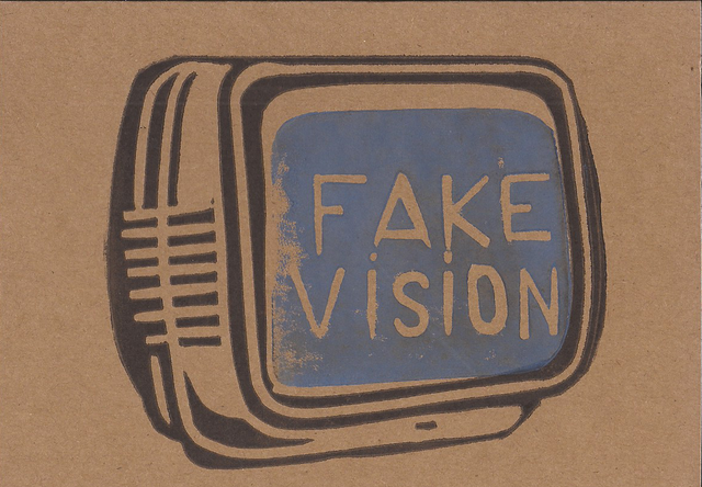 Lino-carte Télévision