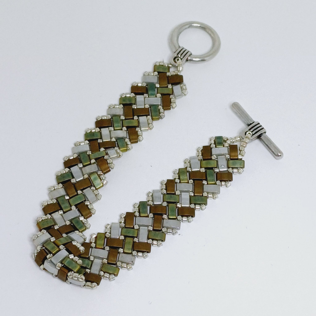 MARTHE MARRON VERT ARGENT