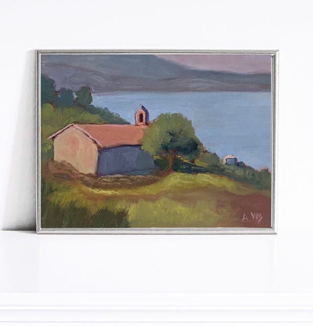 Souvenir de Corse - sur les hauteurs de Canari