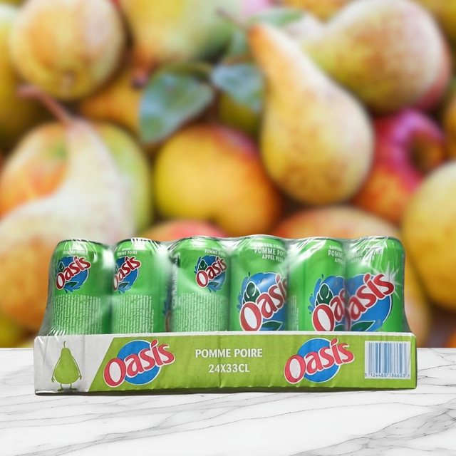 Oasis  pomme 🍏  poire🍐 24x33cl