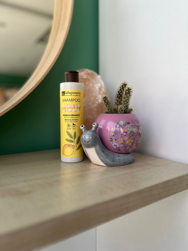 Shampoo Bio Riequilibrante Limone di La Saponaria (200 ml)