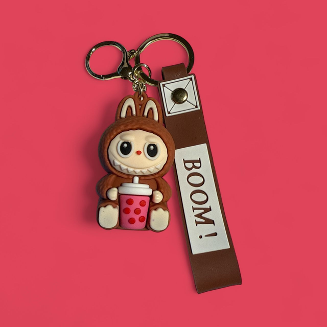 0645 - Labubu - bruin - Bubble Tea