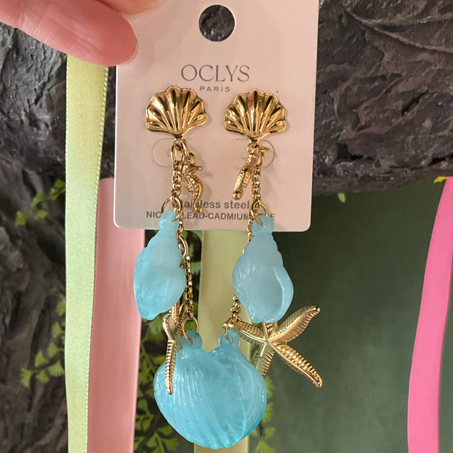 NEW - Boucles Océane acier inoxydable 