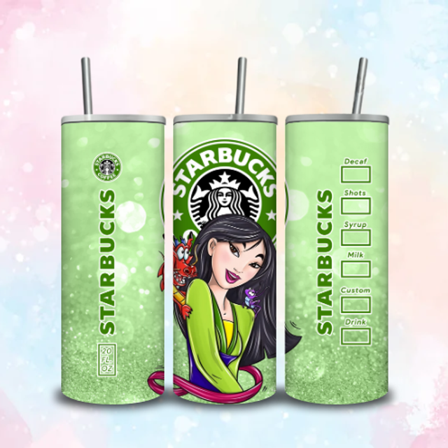 Tumbler Starbuck Mulan