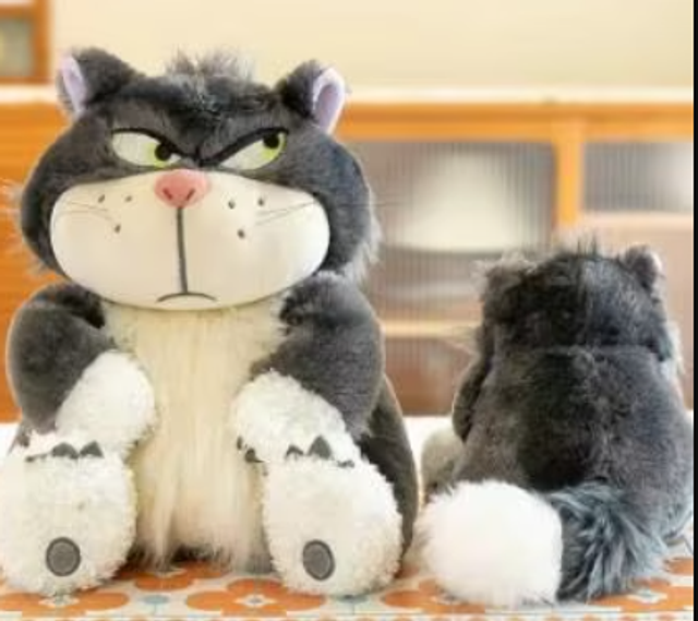 Disney grote pluche knuffel Lucifer de kat (30cm)