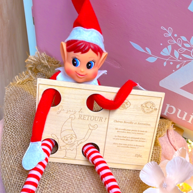 Carte arrivée du lutin 