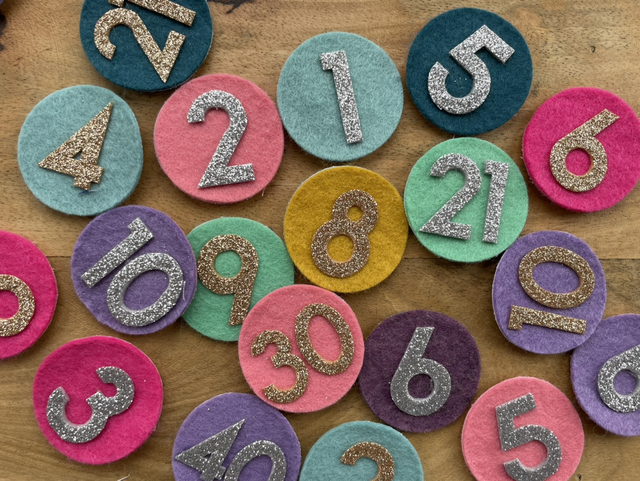 Birthday Numbers Individual