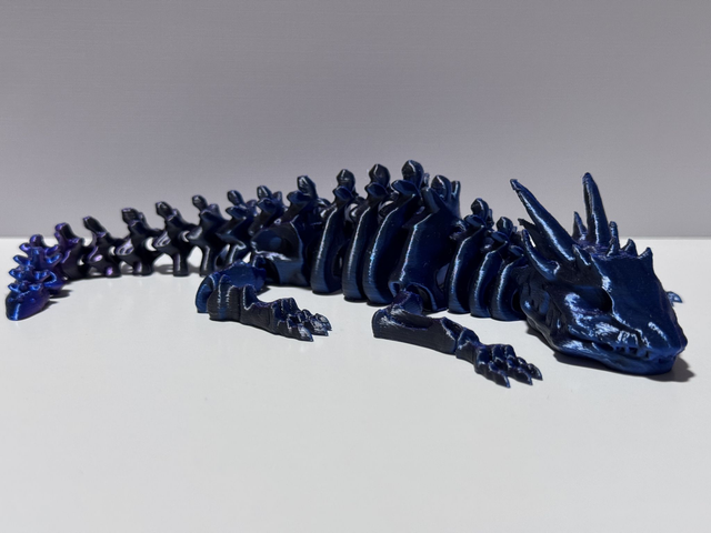 Figurine Articulée Dragon Squelette 01