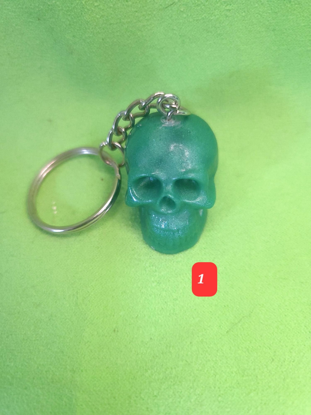 Porte clef tête de mort