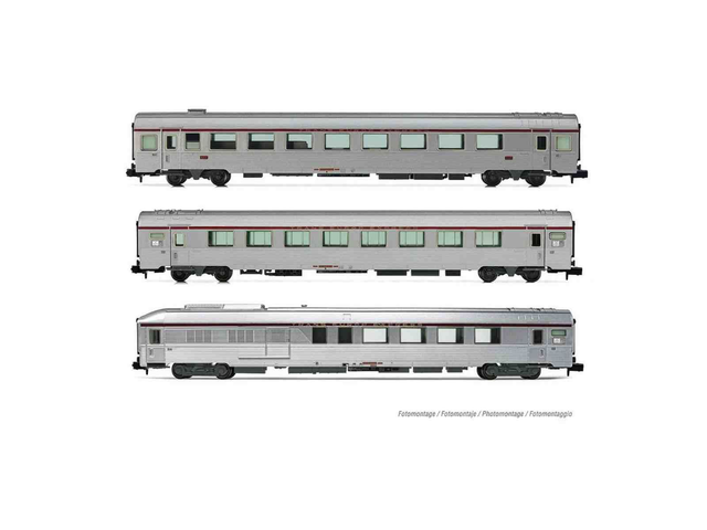 set de 3 voitures TEE 'Mistral' Nice - Paris Arnold HN4501 N