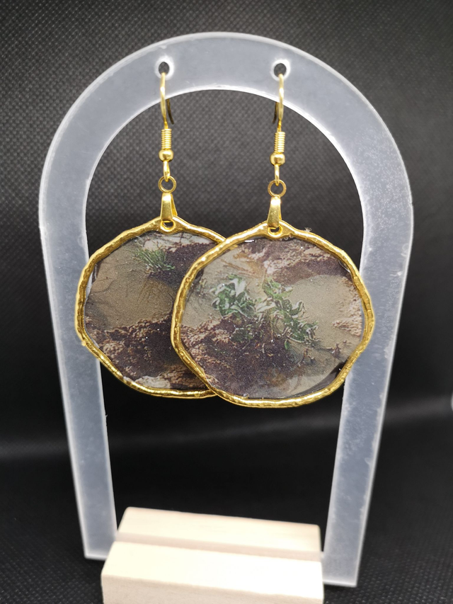 Créoles doré végétal