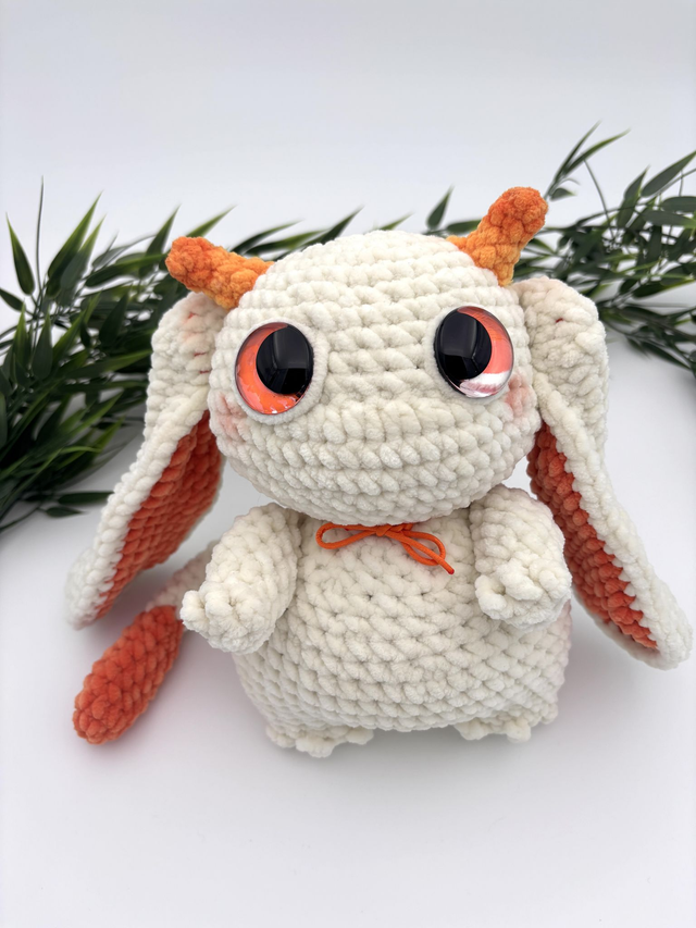 Forest Guardian -  Cream and orange