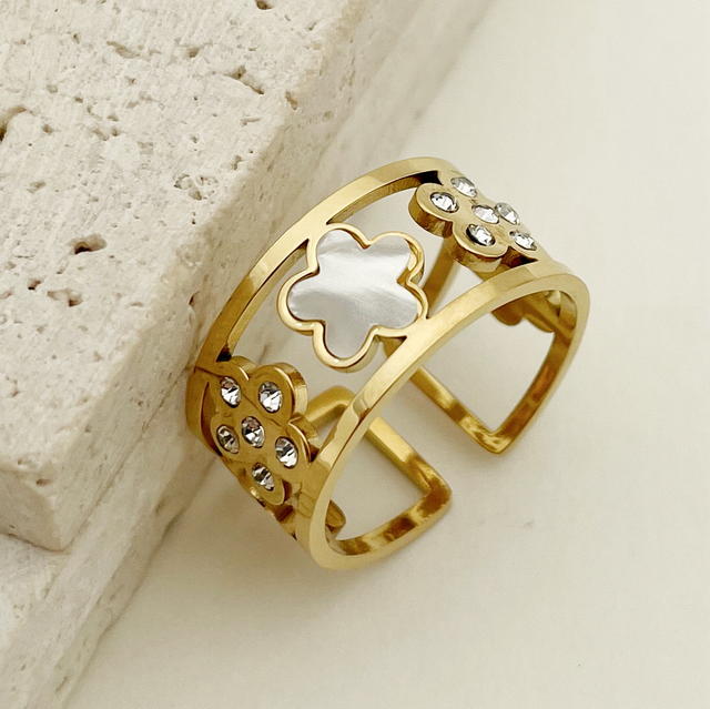 Bague BLUME | ajustable en acier inoxydable 