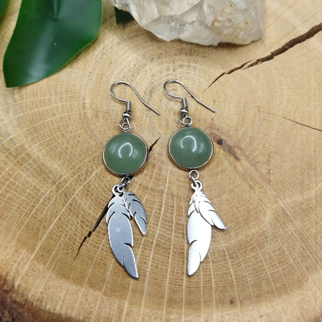 Boucles d'oreilles Aventurine