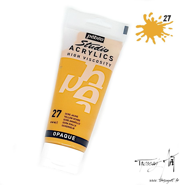 PEBEO - ACRYLIQUE 100ML - OCRE JAUNE - PB016027