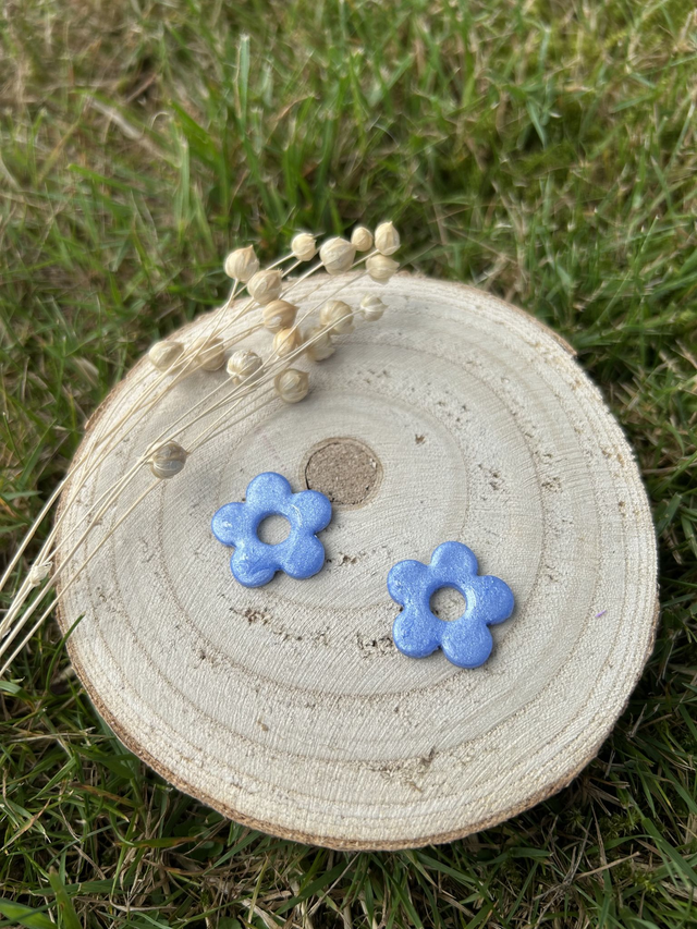 Pampilles Alma bleu à paillettes 