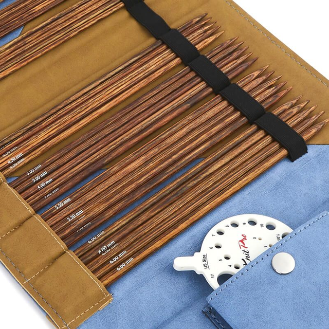 KnitPro Ginger 15cm Double Point Knitting Needle Grande Set