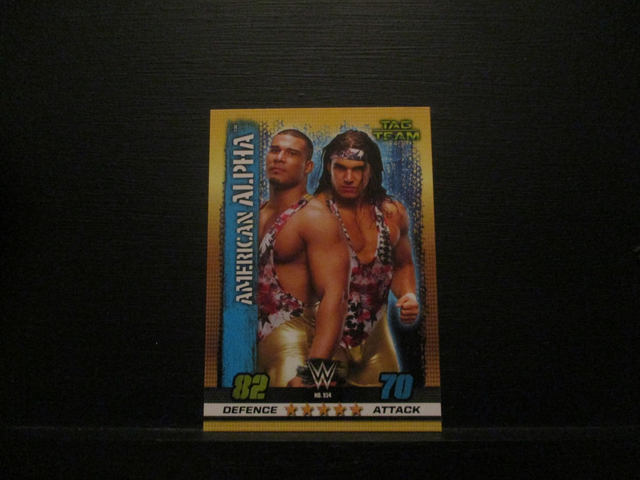 American Alpha - Tag Team Slam Attax 10th Edition Original Trading Card #314