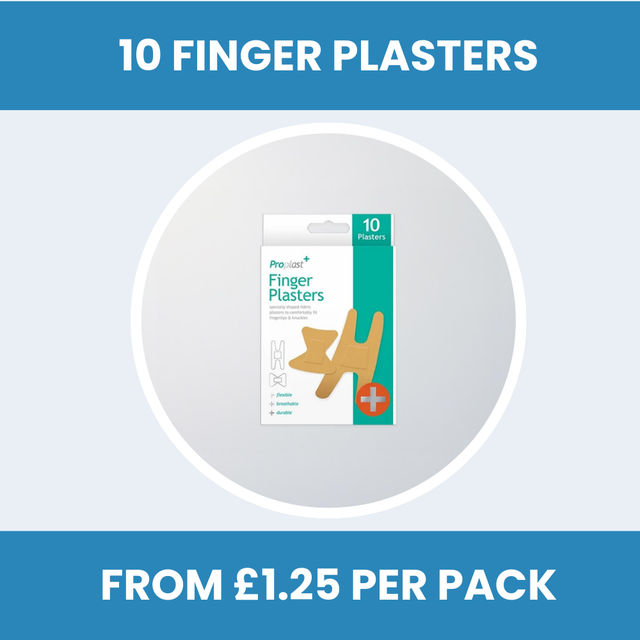 Pack of 10 Finger Plasters