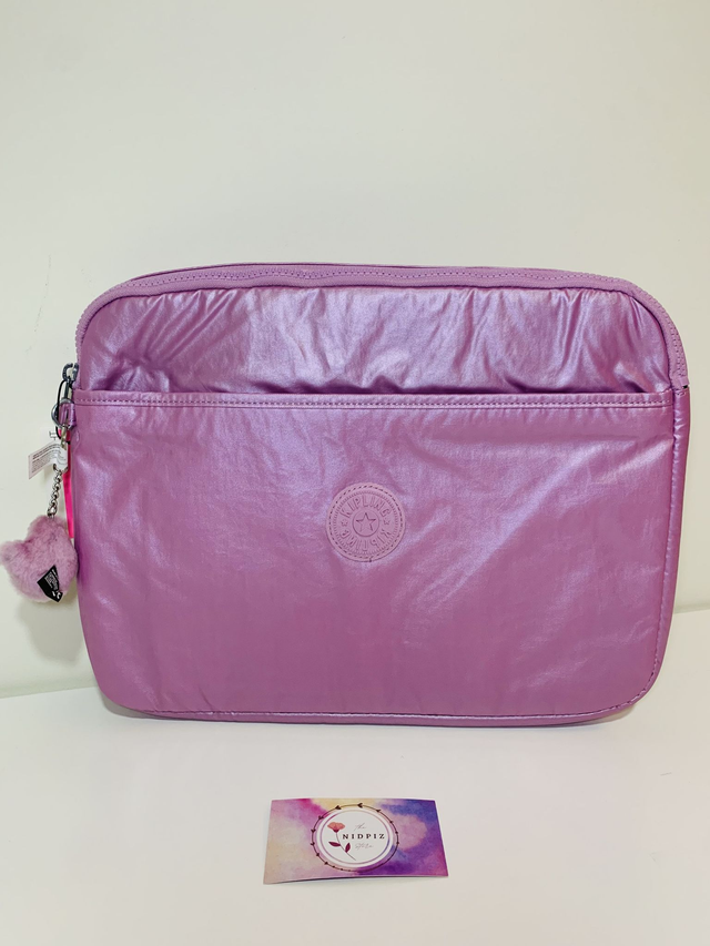 Kipling - Laptop Sleeve Metallic Lilac