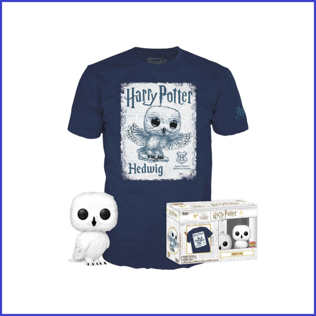Set figure POP & Tee Harry Potter Hedwig