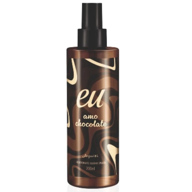 Desodorante Colônia Splash Jequiti Eu Amo Chocolate 200ml