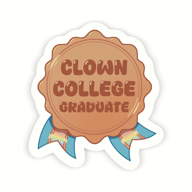 College graduate sticker