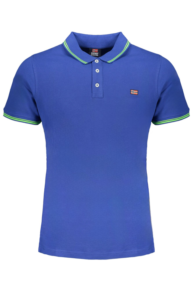 NORWAY 1963 POLO MANICHE CORTE UOMO BLU