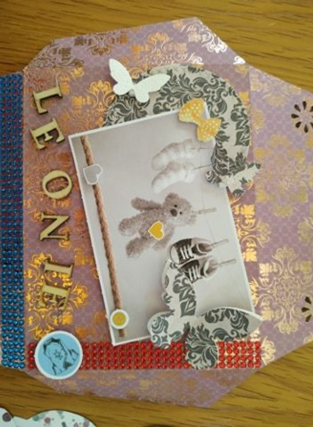 Carte 3D naissance &quot; commande &quot;