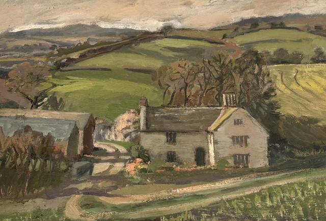 JuB50 The Hall by Julienne Braham, 72x58cm Oil