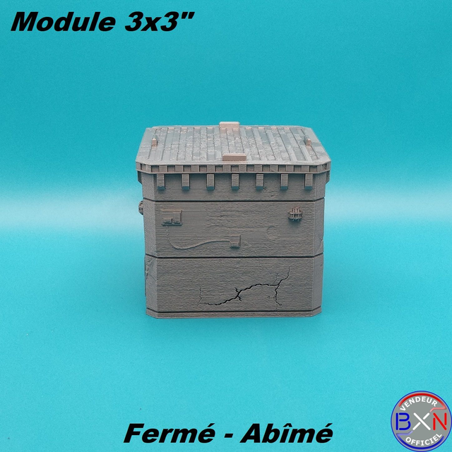 VGT - Module 3x3&quot; - Fermé - Abîmé